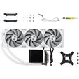 TRYX PANORAMA 360 AiO Water Cooling, 3D-AMOLED Display - 360mm, white image number null