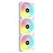 Corsair iCUE LINK QX120 RGB Series, PWM L&uuml;fter, 3er Pack inkl. RGB-Controller - 120mm, wei&szlig;, Starter