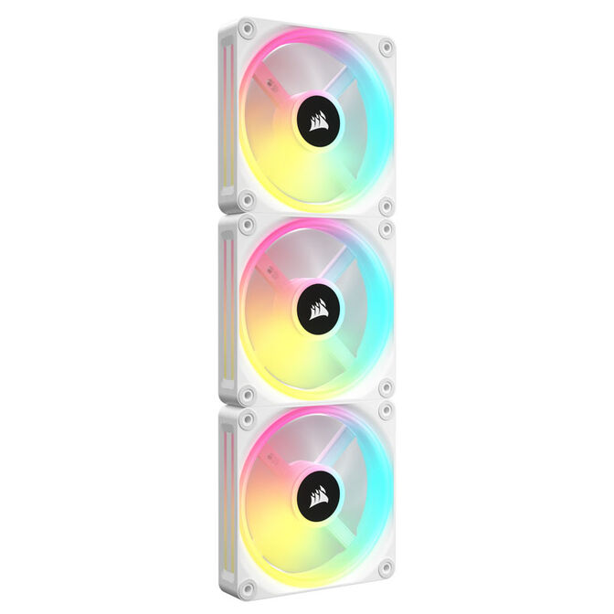 Corsair iCUE LINK QX120 RGB Series, PWM L&uuml;fter, 3er Pack inkl. RGB-Controller - 120mm, wei&szlig;, Starter image number 0