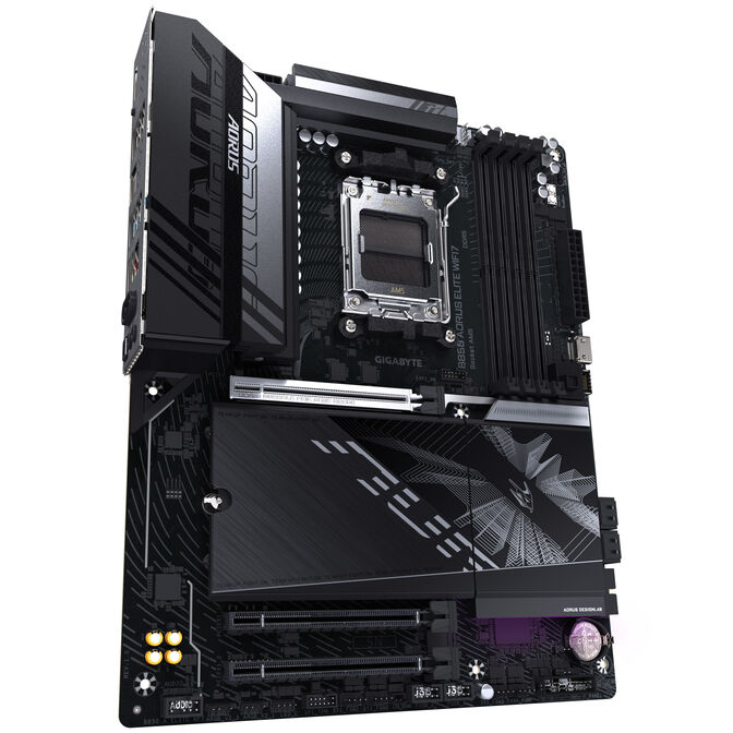 GIGABYTE B850 Aorus Elite WiFi 7 Mainboard, Sockel AM5 (LGA 1718), AMD B850, ATX, DDR5 image number 1