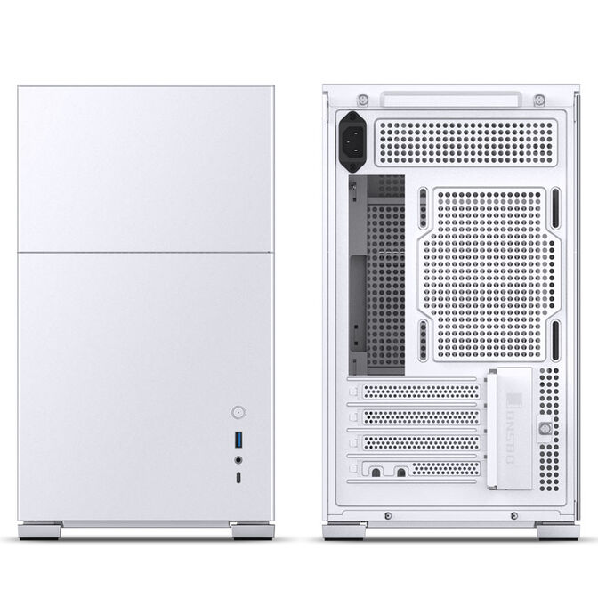 Jonsbo D31 Micro-ATX Geh&auml;use, Tempered Glass - wei&szlig; image number 3