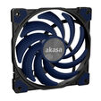 Akasa Alucia XS Slim-L&uuml;fter, 120 mm - blau image number null