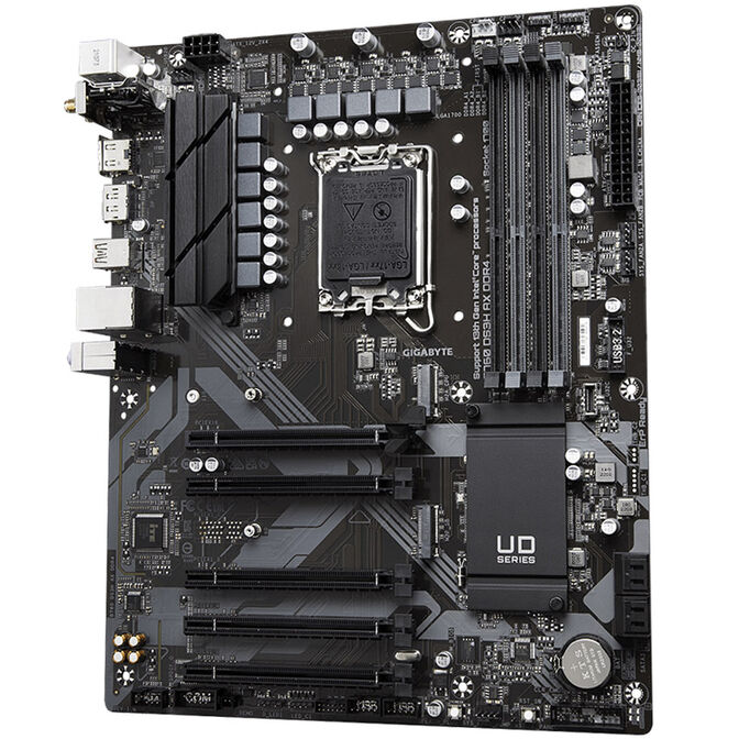 GIGABYTE B760 DS3H AX DDR4 motherboard, Socket 1700, Intel B760, ATX, DDR4 image number 4