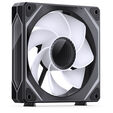 Jonsbo ZL-120BR Fan, Reverse Blade, PWM, ARGB - 120mm, black, 3-pack image number null