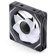 Jonsbo ZL-120BR Fan, Reverse Blade, PWM, ARGB - 120mm, black, 3-pack image number null