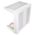 Antec C5 PC case, mid tower, ATX, RGB, tempered glass - white image number null