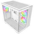 Montech KING 65 PRO PC Case, Mid Tower, ATX, ARGB, Tempered Glass - White image number null
