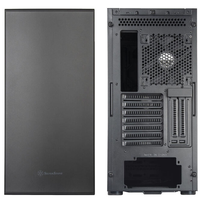 SilverStone SST-SEQ1B SETA Q1 Midi-Tower - schwarz image number 1