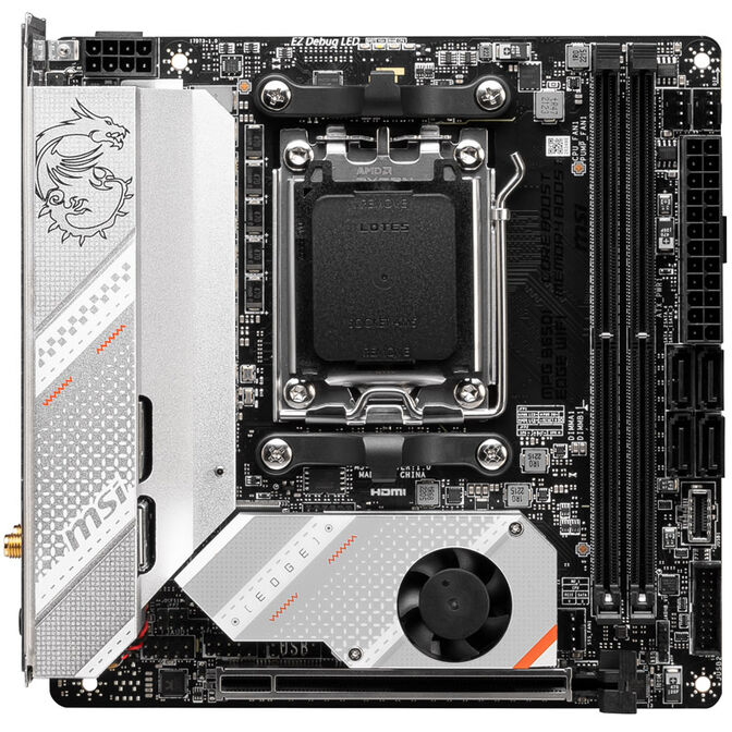 MSI MPG B650I Edge WiFi, Sockel AM5, AMD B650l, Mini-ITX - DDR5 image number 2