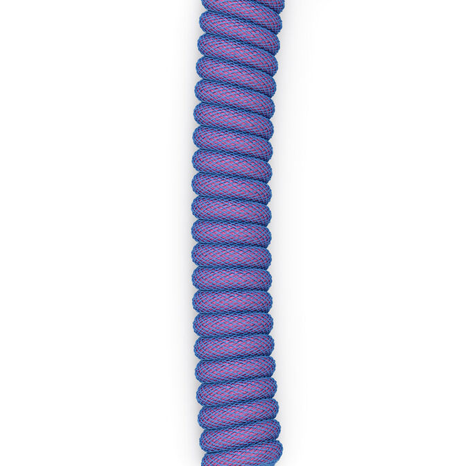 Glorious Coiled Cable Nebula, USB-C auf USB-A Spiralkabel - 1,37m, violett image number 4