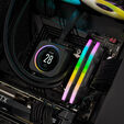 Corsair Vengeance RGB DDR5-6000 RAM, CL36, XMP - 32 GB Dual-Kit, black image number null