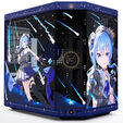 HYTE Y70 Suisei Edition PC-Geh&auml;use, Midi-Tower, E-ATX, Tempered Glass - blau image number null