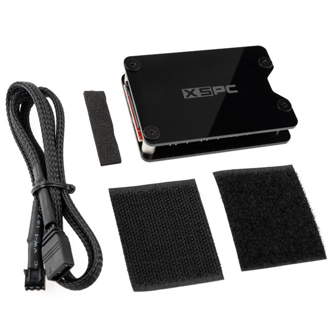 XSPC 8-fach, 3-Pin, 5V, Addressable RGB Splitter Hub - SATA Powered, schwarz image number 3