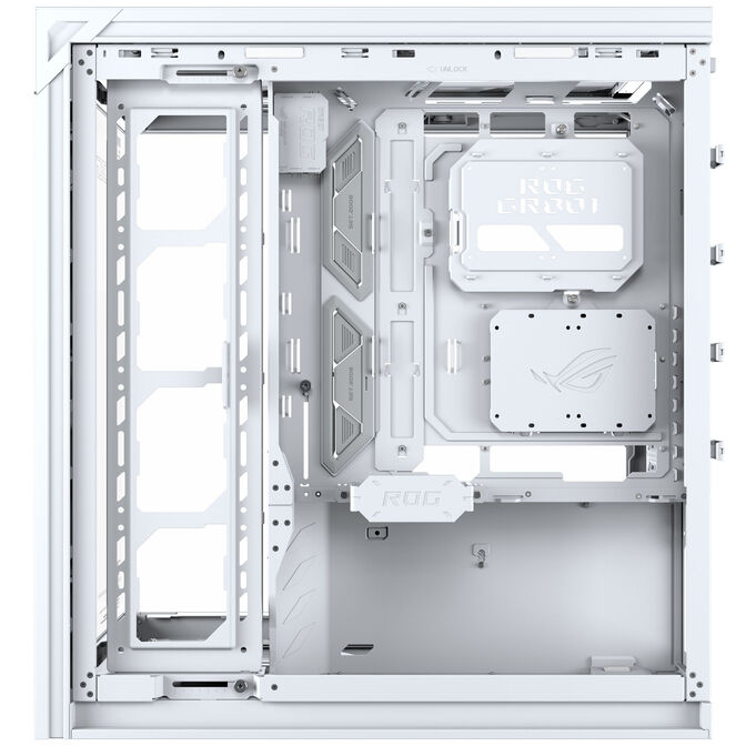 ASUS ROG Cronox GR801 PC-Geh&auml;use, Big-Tower, E-ATX, ARGB, Tempered Glass - wei&szlig; image number 8