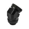 PHANTEKS Glacier Rotary Anschluss 45 Grad G1/4 Zoll AG auf 12mm AD Hardtube - drehbar, schwarz image number null