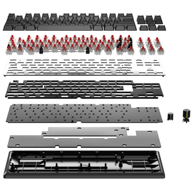 Corsair K70 Core TKL Gaming Tastatur, RGB - schwarz, Corsair MLX Red V2 Switches image number 6