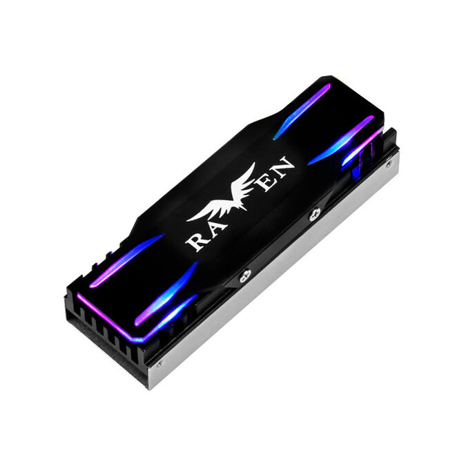 SilverStone SST-TP03-ARGB - M.2 SSD K&uuml;hler mit ARGB - schwarz image number 0