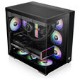 Thermaltake View 380 TG ARGB PC Case, Mid Tower, ATX, ARGB, Tempered Glass - Black image number null