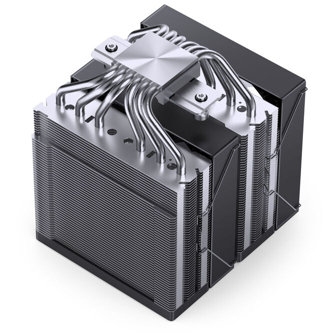 Jonsbo CA80 CPU-K&uuml;hler, Dual-Tower, 2 x 120mm, PWM, RGB - schwarz image number 5