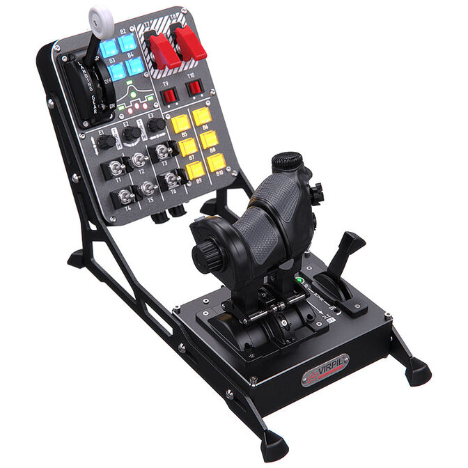 VIRPIL Controls Universal Angled Panel Mount - schwarz image number 2