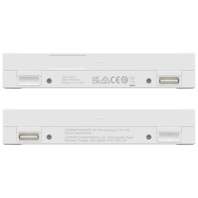 Corsair iCUE LINK QX140 RGB Series, PWM Fan - 140mm, white image number 8