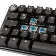 Ducky One 3 Aura Black Mini Gaming Keyboard, RGB LED - MX-Blue image number null