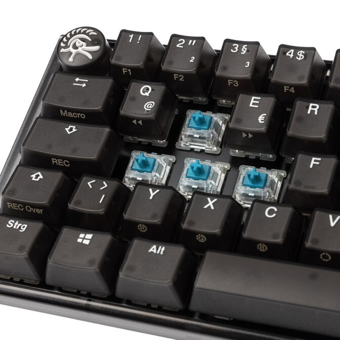 Ducky One 3 Aura Black Mini Gaming Keyboard, RGB LED - MX-Blue image number 4