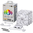 ASUS TUF Gaming TF120 ARGB L&uuml;fter 3er Pack inkl. RGB-Controller - 120mm, wei&szlig; image number null