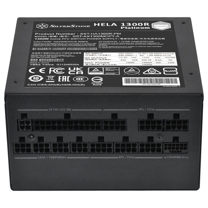 Silverstone SST-HA1300R-PM Platinum power supply, modular - 1300 Watt image number 8