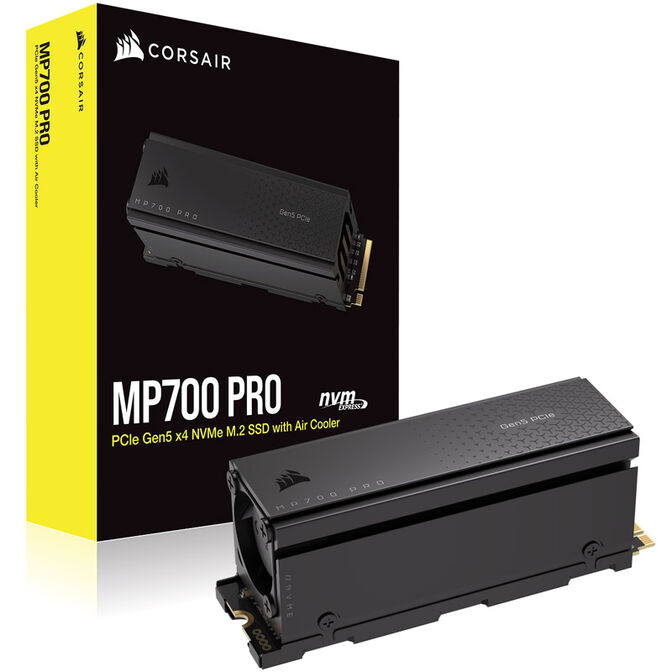 Corsair MP700 Pro NVMe SSD, PCIe 5.0 M.2 Type 2280 - 2 TB with heatsink image number 0
