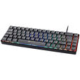 GAMIAC TKL69G SF Gaming Keyboard, Kailh Blue Switches, RGB - black/grey image number null