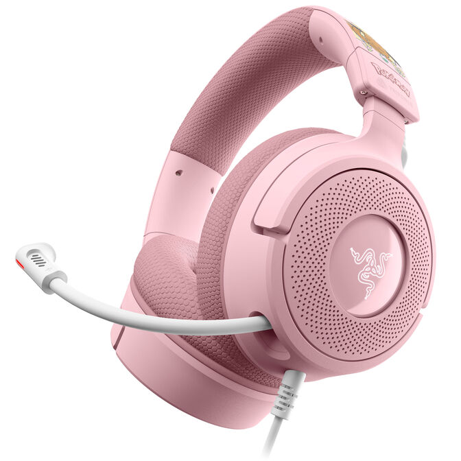 Razer Kraken V4 X Pok&eacute;mon Edition Gaming-Headset, USB-C, 40 mm - Pikachu/Eevee image number 1