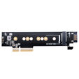 Silverstone SST-ECM28 M.2/SATA Adapterkarte, PCIe 4.0, 1x M-Key, 1x SATA image number null