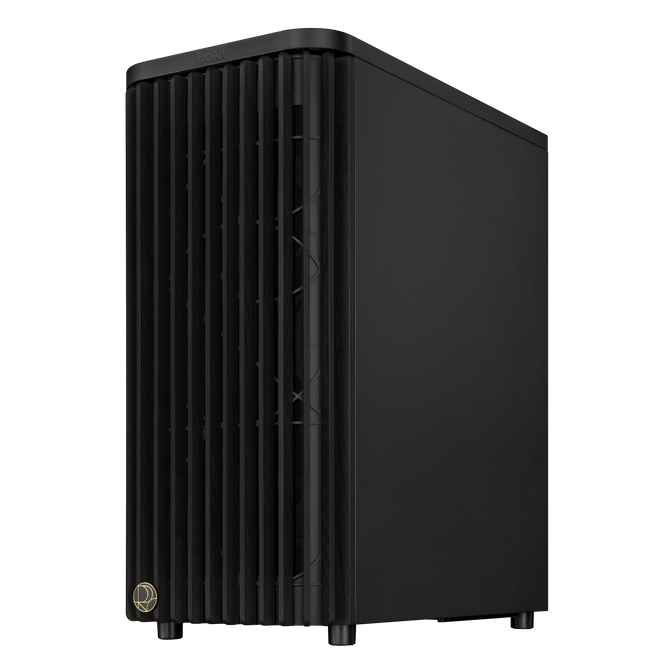 ASUS ProArt PA401 Wood Edition PC-Geh&auml;use, Midi-Tower,  ATX, Tempered Glass - schwarz image number 2