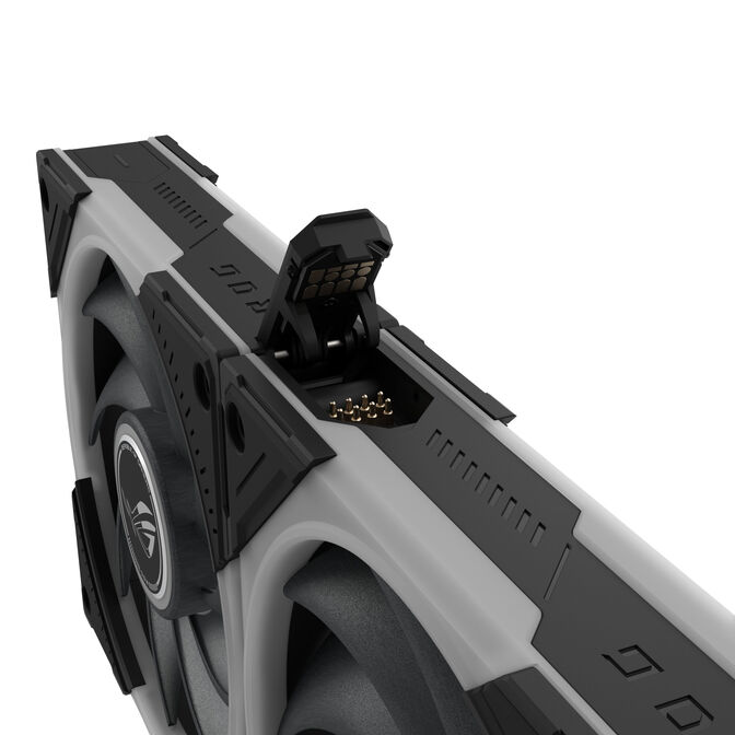 ASUS ROG Eurux GR120 ARGB PWM L&uuml;fter - Reverse Blade, 3er-Pack, schwarz image number 22