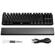 be quiet! Light Mount TKL Gaming-Tastatur, 80%, RGB - Silent Tactile, schwarz, DE (ISO) image number null