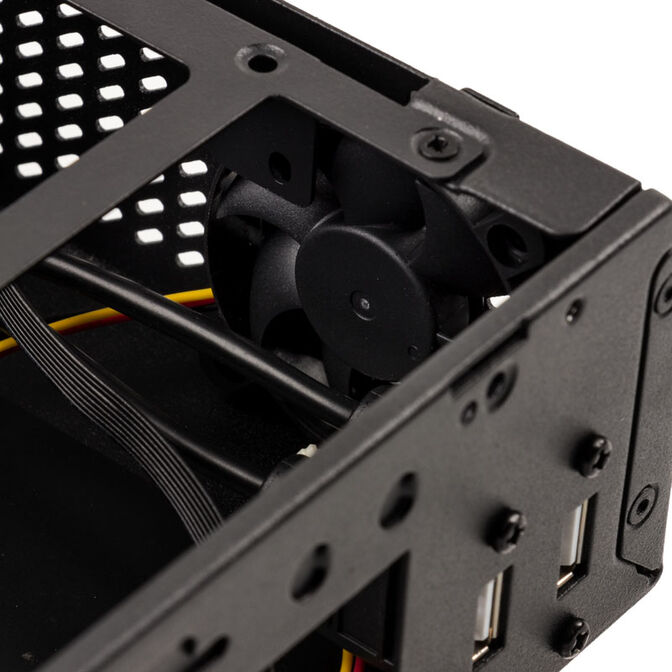 Akasa Cypher ST V2 Mini-STX Case, OEM - black image number 8