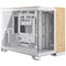 Corsair 2500X Micro-ATX case, Tempered Glass - white, bamboo wood