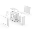 Fractal Design Epoch White TG Clear tint PC-Geh&auml;use, Midi-Tower, ATX, Tempered Glass - wei&szlig; image number null
