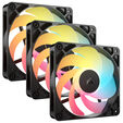 Corsair RS Series RS120-R ARGB PWM Fan - 3-Pack, 120mm, black image number null