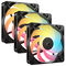 Corsair RS Series RS120-R ARGB PWM Fan - 3-Pack, 120mm, black
