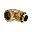 Barrow Multi-Link Adapter Anschluss 90 Grad G1/4 Zoll AG auf 12mm AD Hardtube - drehbar, gold image number null