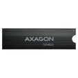 AXAGON CLR-M2L6 passiver M.2-SSD-K&uuml;hlk&ouml;rper - 2280, 6 mm H&ouml;he, Aluminium, schwarz image number null