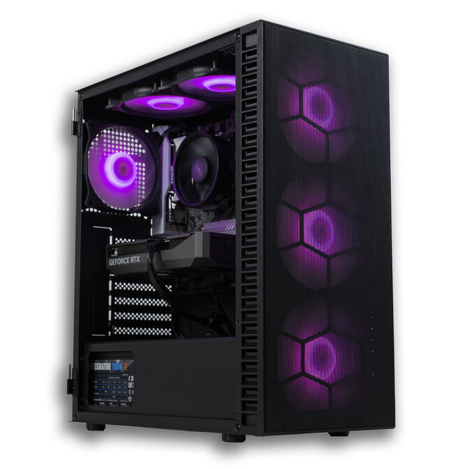 Gaming-PC Mach 2, AMD Ryzen 5 7500F, RTX 5060 Ti 16GB - Fertig-PC image number 1