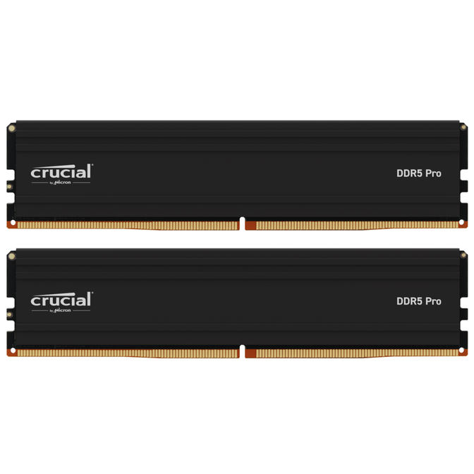 Crucial Pro DDR5-5600 RAM, CL46 - 128 GB Dual-Kit, schwarz image number 1