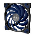 Akasa Alucia XS Slim-L&uuml;fter, 120 mm - blau image number null