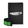 CableMod C-Series PRO ModMesh 12VHPWR Cable Kit for Corsair RM, RMi, RMx (Black Label) - black/light green image number null