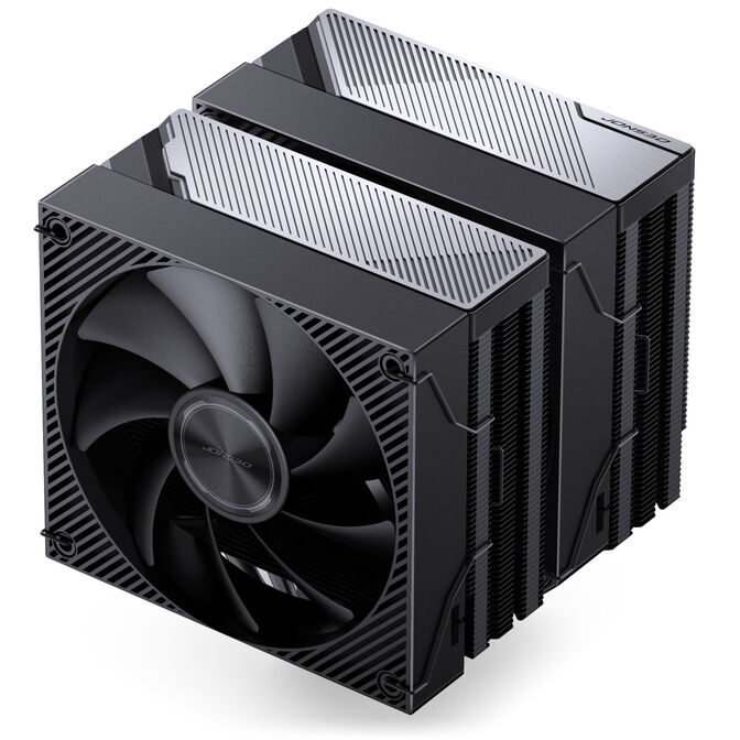 Jonsbo CA90 CPU-K&uuml;hler, Dual-Tower, 1 x 130mm / 1 x 120mm, PWM, ARGB - schwarz image number 4