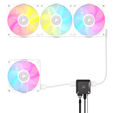 Corsair iCUE LINK RX120 RGB Series, PWM Fan 3-Pack - 120mm, white image number null