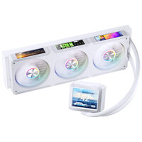 Jonsbo TF3-360SCW AiO Wasserk&uuml;hlung, ARGB, 3,5&rdquo; + 3x 3,38&rdquo; LCD - 360mm, wei&szlig;